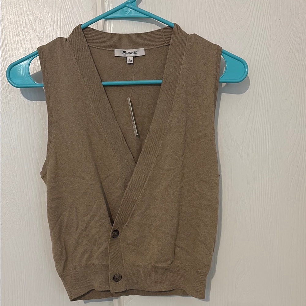 Madewell Tan Vest